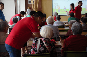 走进福利院，情暖老人心——新利体育供应链公益行